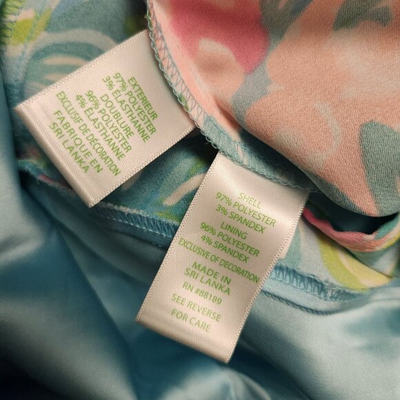 Lilly Pulitzer Joanna Shift Dress Romper Size 4 Pineapple Shake - Picture 7 of 8